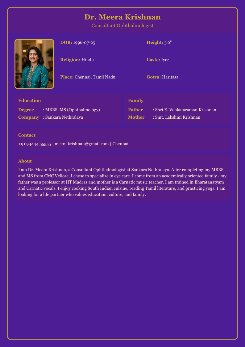 Imperial Purple - Marriage Biodata Template Design