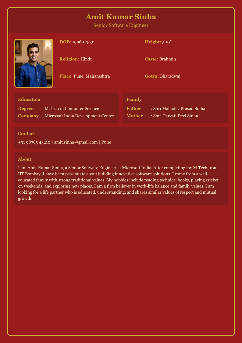 Velvet Red - Marriage Biodata Template Design