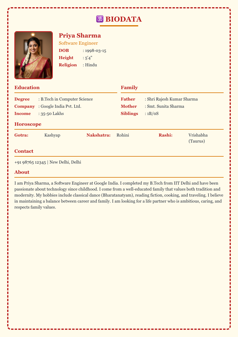 Swastik Sacred - Marriage Biodata Template Design